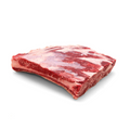 Beef short ribs on a white background
