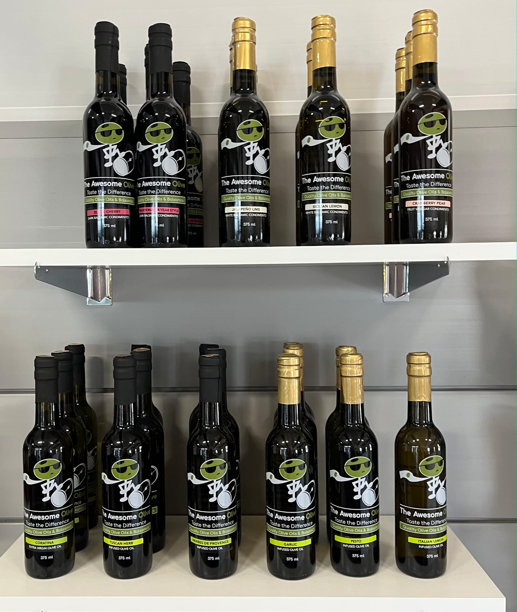 The Awesome Olive Oil - Flavoured Olive Oils & Balsamic Vinegars