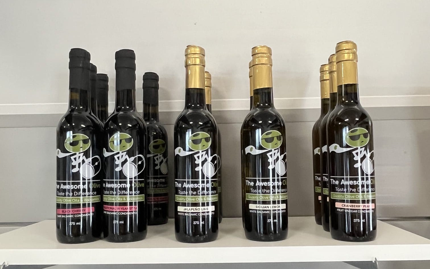 The Awesome Olive Oil - Flavoured Olive Oils & Balsamic Vinegars