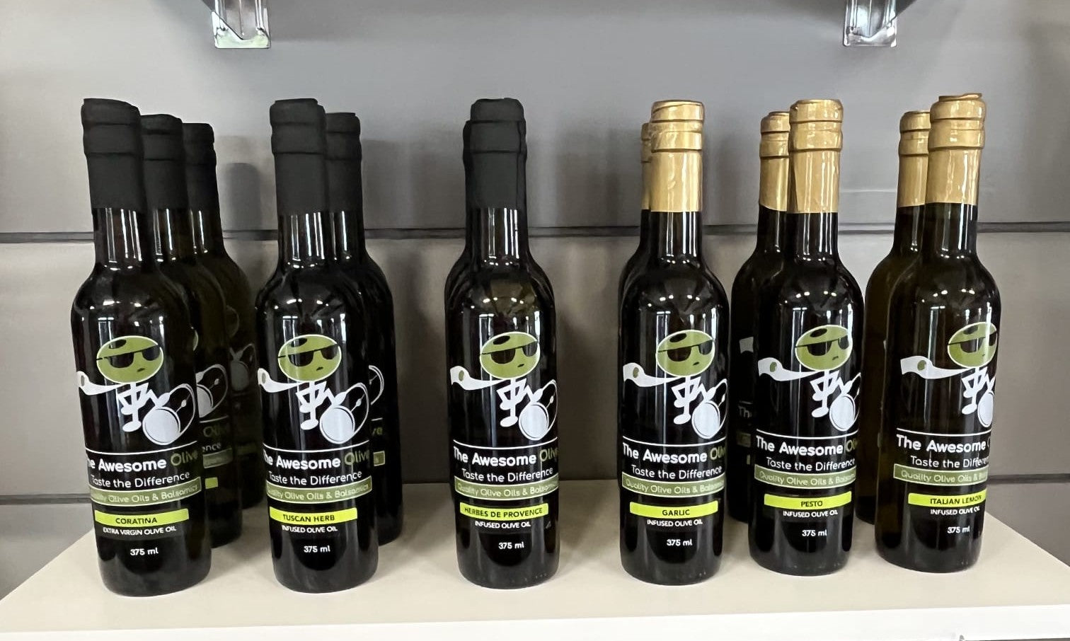 The Awesome Olive Oil - Flavoured Olive Oils & Balsamic Vinegars