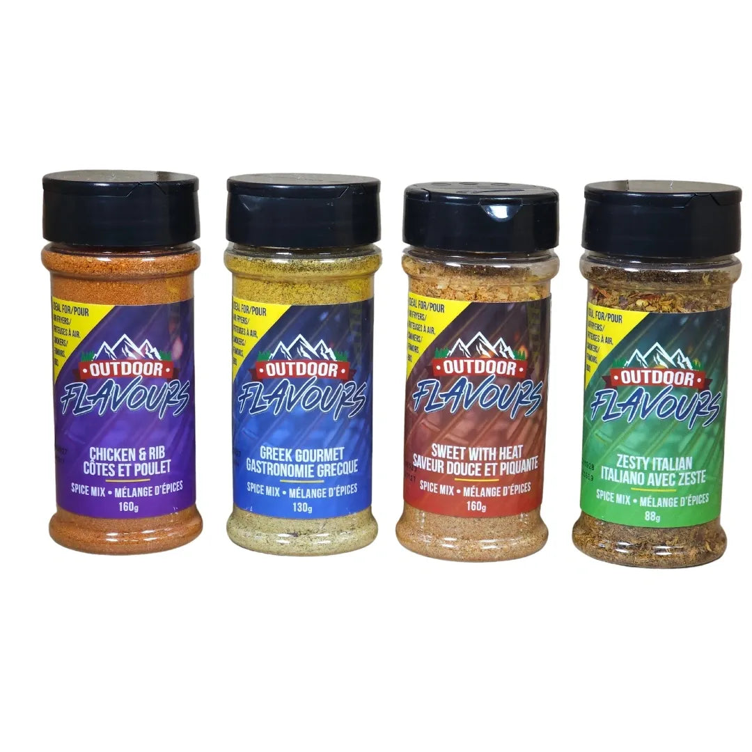 Outdoor Flavours Spice Mix, 4 flavours