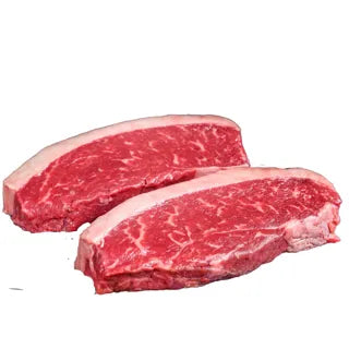 beef cross rib steak on a white background