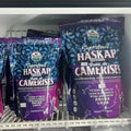 Packages of Arana Superfruit Haskap Berries on a shelf.